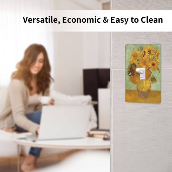 1Pc Sunflower Wall Plates decorative light switch cover plate Light Switch Cover Plate Decorative Wall Plate outlet covers wall plate - Image 5