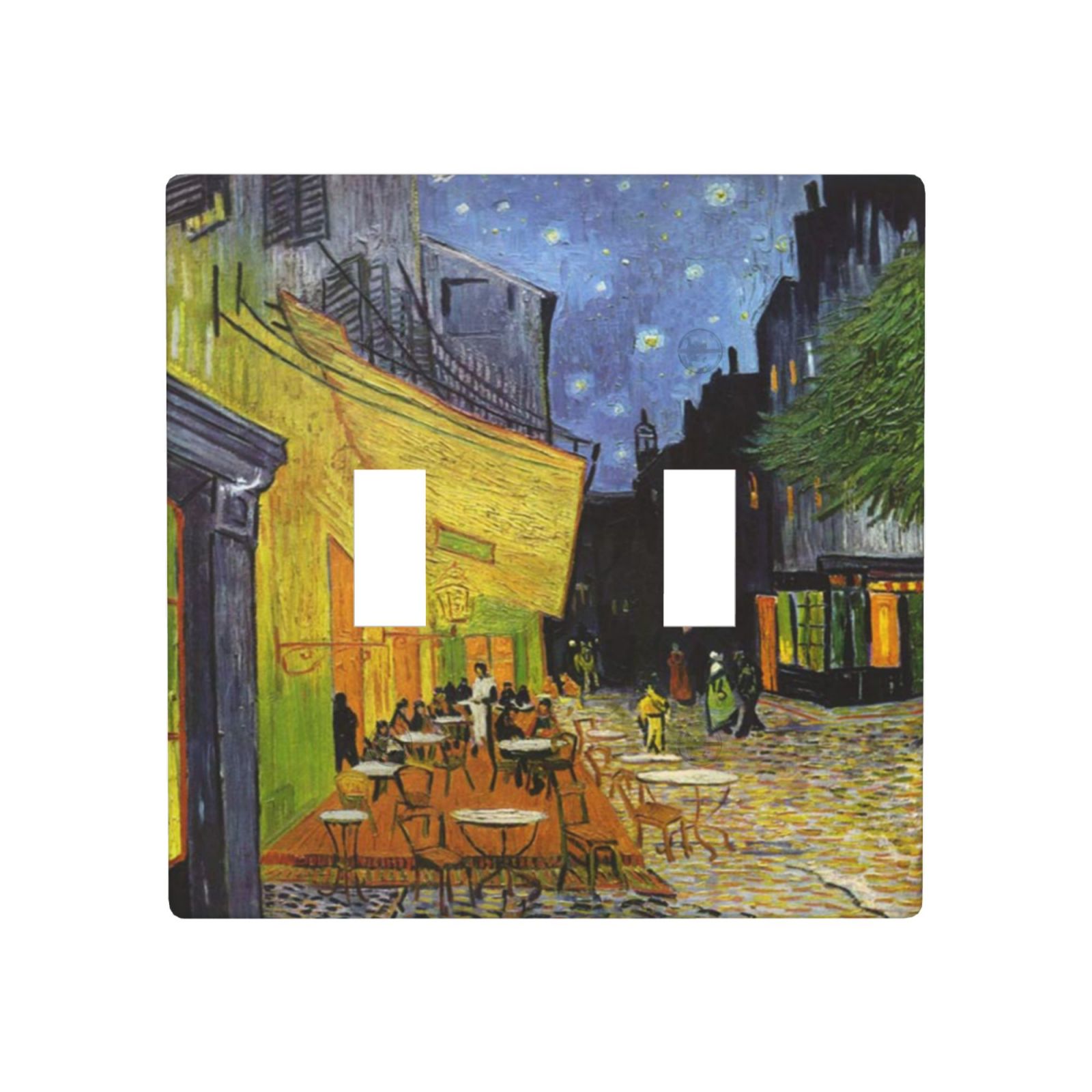 1Pcs Cafe Terrace Wall Plates decorative light switch cover plate Light Switch Cover Plate Decorative Wall Plate outlet covers wall plate