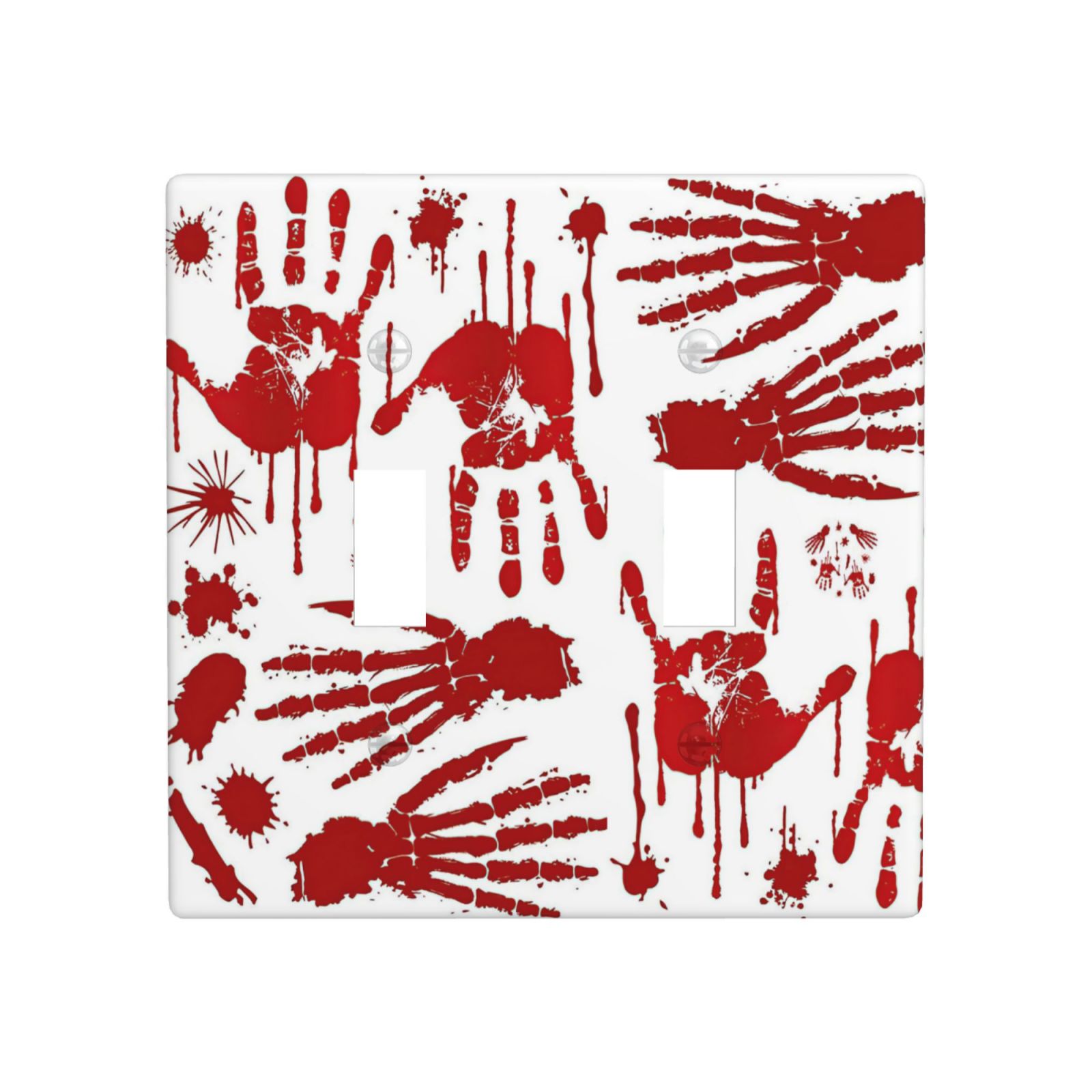 1Pcs Halloween Bloody Handprint Footprint Wall Plates decorative light switch cover plate Light Switch Cover Plate Decorative Wall Plate outlet covers wall plate
