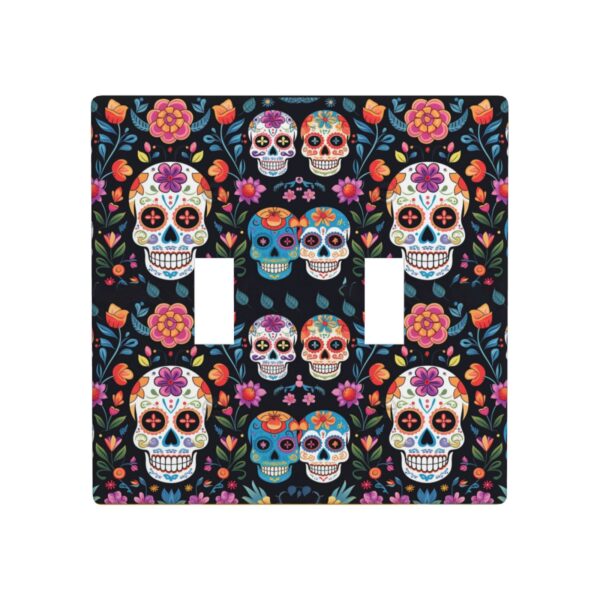 1Pcs Colored skull Wall Plates decorative light switch cover plate Light Switch Cover Plate Decorative Wall Plate outlet covers wall plate