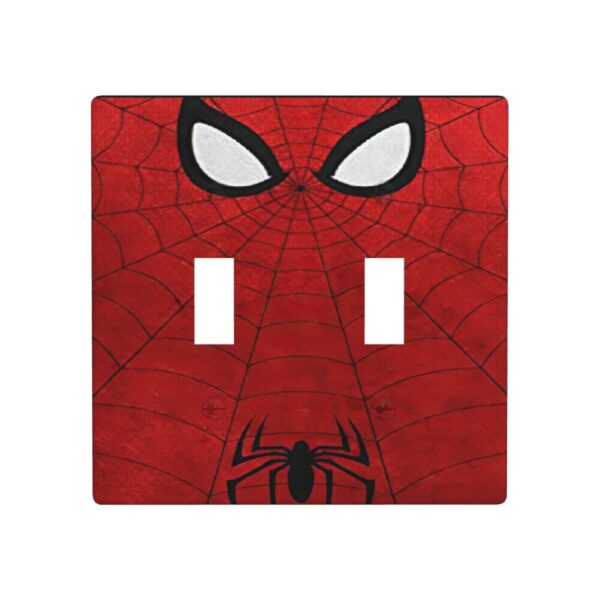 1Pcs Red Spider Web Wall Plates decorative light switch cover plate Light Switch Cover Plate Decorative Wall Plate outlet covers wall plate