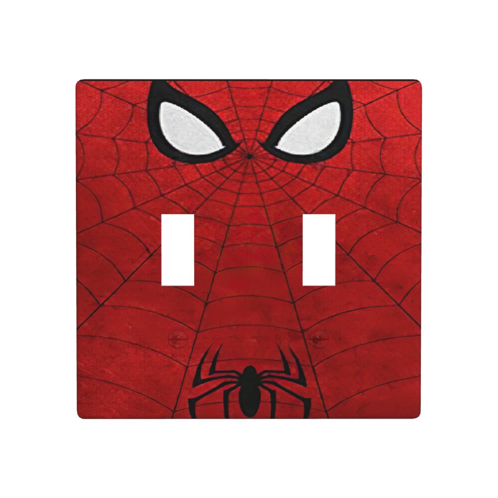 1Pcs Red Spider Web Wall Plates decorative light switch cover plate Light Switch Cover Plate Decorative Wall Plate outlet covers wall plate