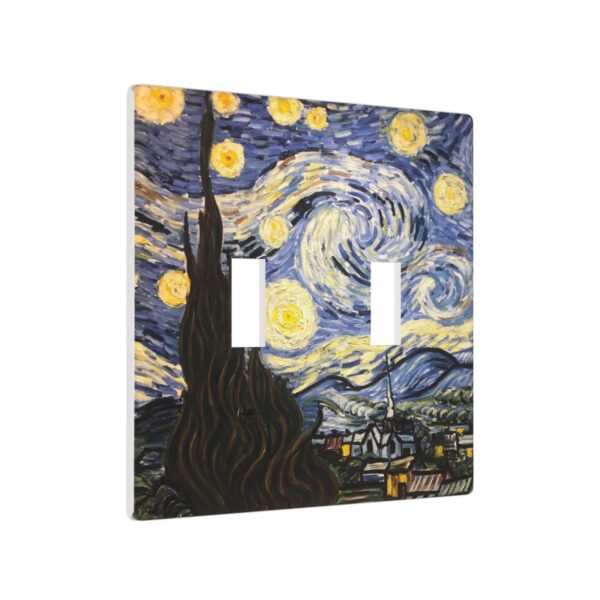 1Pcs The Starry Night Wall Plates decorative light switch cover plate Light Switch Cover Plate Decorative Wall Plate outlet covers wall plate - Image 3