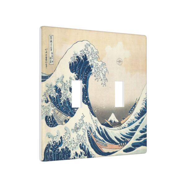 1Pcs The Great Wave off Kanagawa Wall Plates decorative light switch cover plate Light Switch Cover Plate Decorative Wall Plate outlet covers wall plate - Image 2