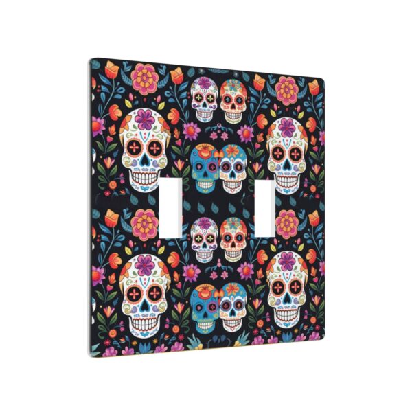 1Pcs Colored skull Wall Plates decorative light switch cover plate Light Switch Cover Plate Decorative Wall Plate outlet covers wall plate - Image 4