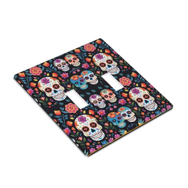 1Pcs Colored skull Wall Plates decorative light switch cover plate Light Switch Cover Plate Decorative Wall Plate outlet covers wall plate - Image 2