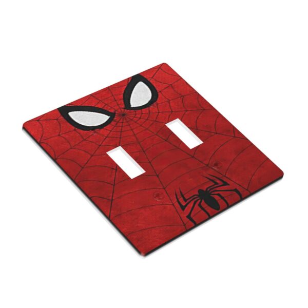 1Pcs Red Spider Web Wall Plates decorative light switch cover plate Light Switch Cover Plate Decorative Wall Plate outlet covers wall plate - Image 2