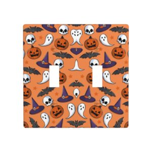 1Pcs Halloween Ghost Pumpkin Bats Wall Plates decorative light switch cover plate Light Switch Cover Plate Decorative Wall Plate outlet covers wall plate