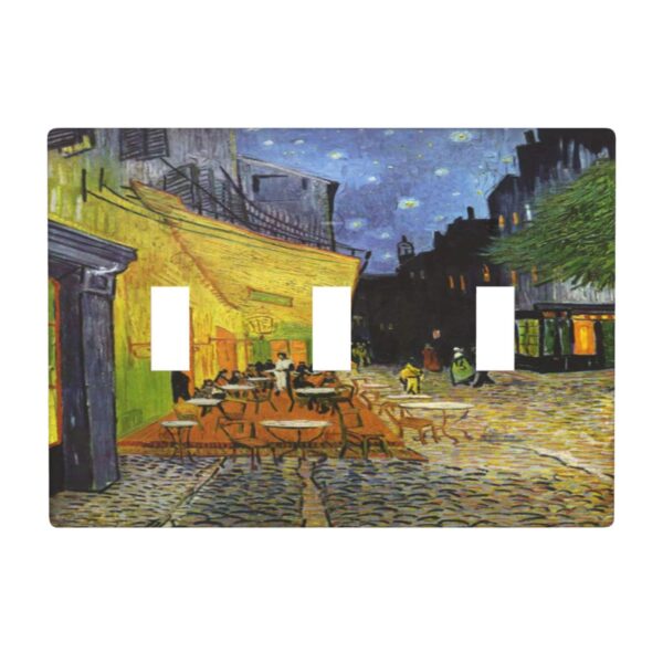 1Pcs Cafe Terrace Wall Plates decorative light switch cover plate Light Switch Cover Plate Decorative Wall Plate outlet covers wall plate
