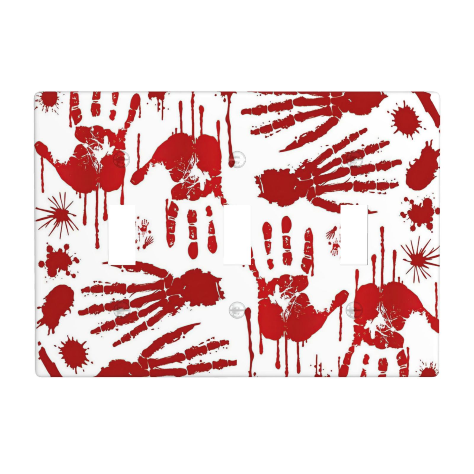 1Pcs Halloween Bloody Handprint Footprint Wall Plates decorative light switch cover plate Light Switch Cover Plate Decorative Wall Plate outlet covers wall plate