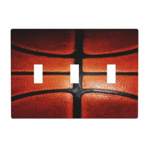 1Pcs Interesting basketball pattern Wall Plates decorative light switch cover plate Light Switch Cover Plate Decorative Wall Plate outlet covers wall plate