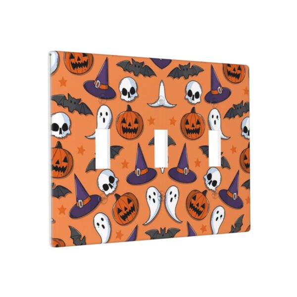 1Pcs Halloween Ghost Pumpkin Bats Wall Plates decorative light switch cover plate Light Switch Cover Plate Decorative Wall Plate outlet covers wall plate - Image 5