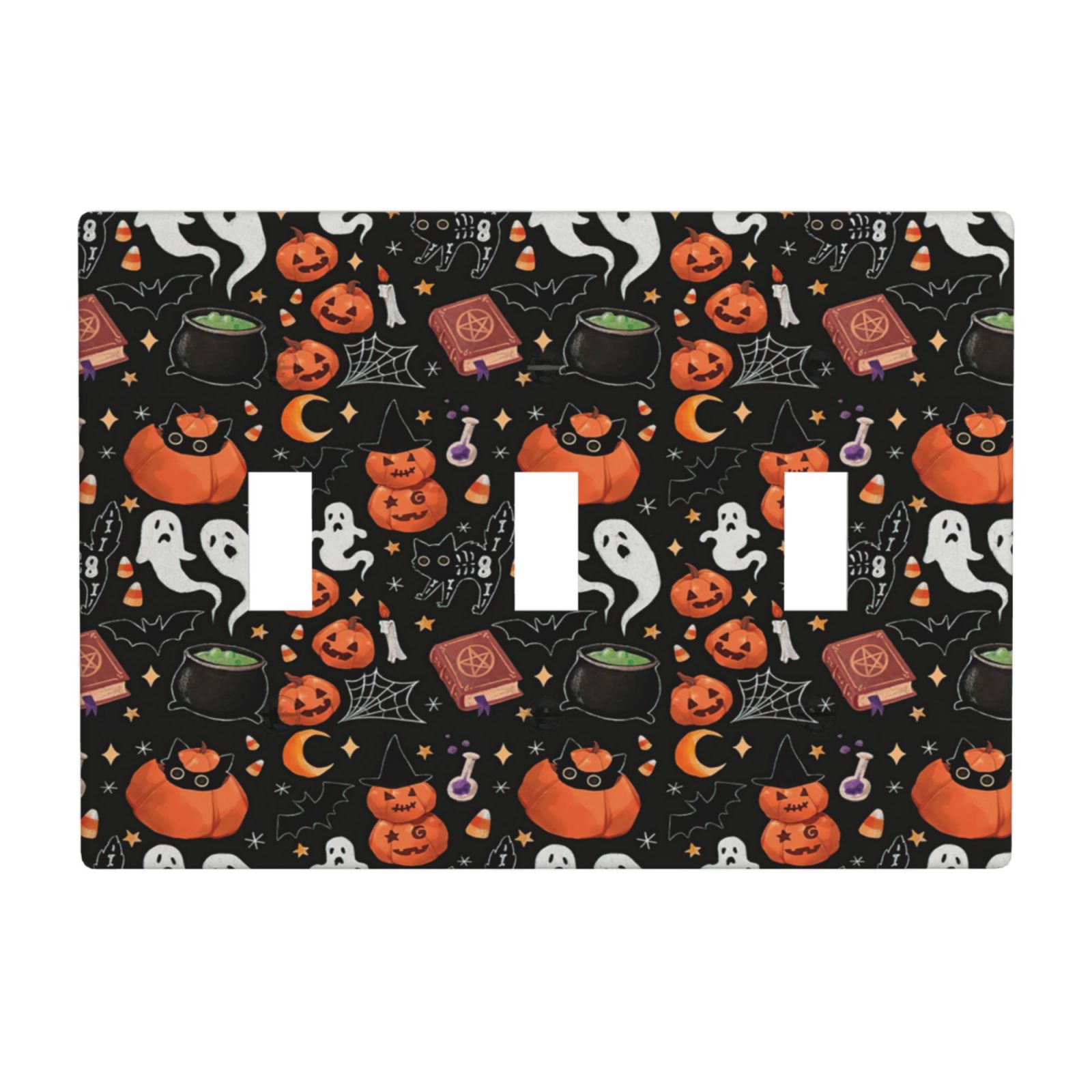 1Pcs alloween  Ghost Funny Pumpkin Wall Plates decorative light switch cover plate Light Switch Cover Plate Decorative Wall Plate outlet covers wall plate