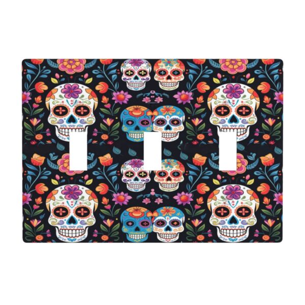 1Pcs Colored skull Wall Plates decorative light switch cover plate Light Switch Cover Plate Decorative Wall Plate outlet covers wall plate