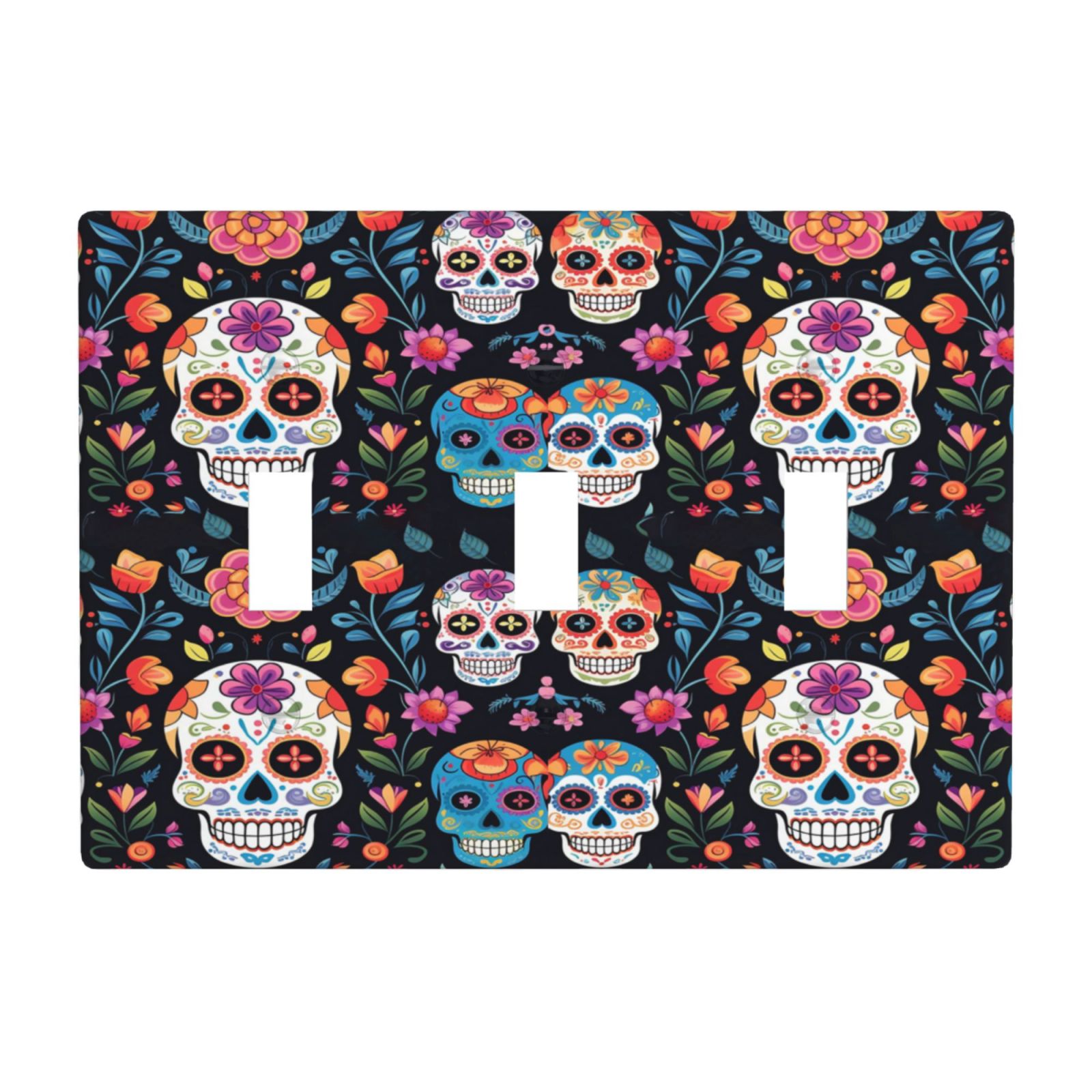 1Pcs Colored skull Wall Plates decorative light switch cover plate Light Switch Cover Plate Decorative Wall Plate outlet covers wall plate