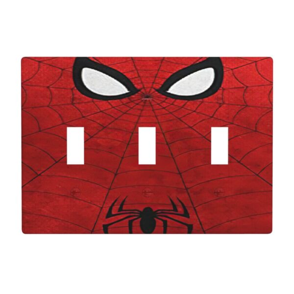 1Pcs Red Spider Web Wall Plates decorative light switch cover plate Light Switch Cover Plate Decorative Wall Plate outlet covers wall plate