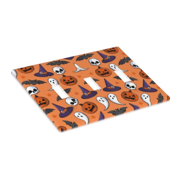1Pcs Halloween Ghost Pumpkin Bats Wall Plates decorative light switch cover plate Light Switch Cover Plate Decorative Wall Plate outlet covers wall plate - Image 4