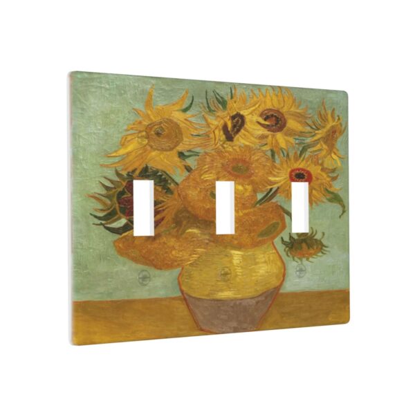 1Pc Sunflower Wall Plates decorative light switch cover plate Light Switch Cover Plate Decorative Wall Plate outlet covers wall plate - Image 2