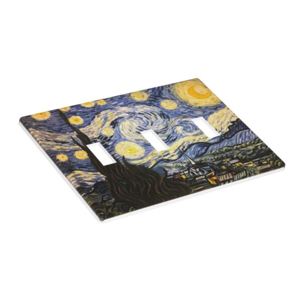 1Pcs The Starry Night Wall Plates decorative light switch cover plate Light Switch Cover Plate Decorative Wall Plate outlet covers wall plate - Image 2