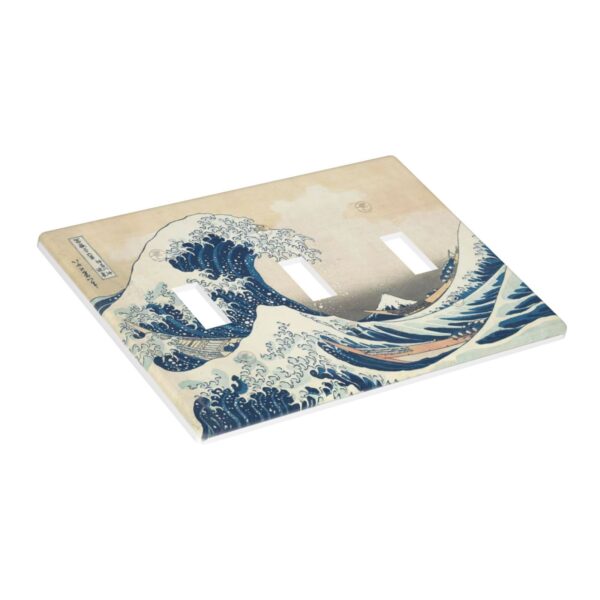 1Pcs The Great Wave off Kanagawa Wall Plates decorative light switch cover plate Light Switch Cover Plate Decorative Wall Plate outlet covers wall plate - Image 2