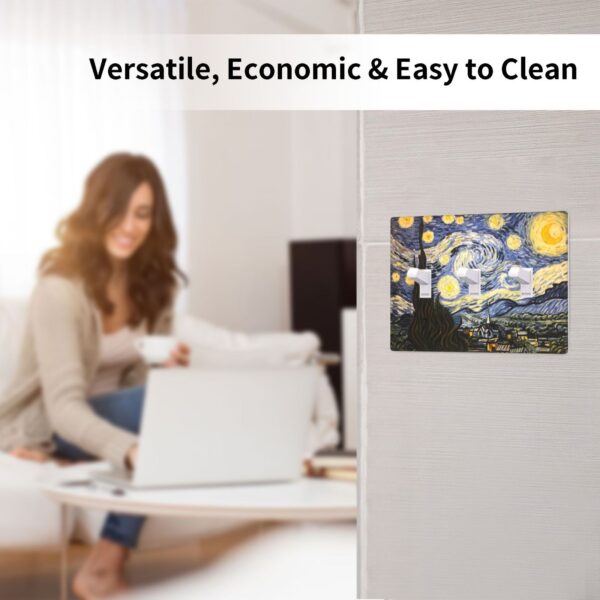 1Pcs The Starry Night Wall Plates decorative light switch cover plate Light Switch Cover Plate Decorative Wall Plate outlet covers wall plate - Image 5