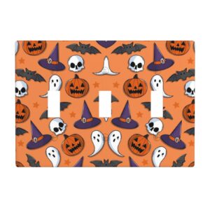 1Pcs Halloween Ghost Pumpkin Bats Wall Plates decorative light switch cover plate Light Switch Cover Plate Decorative Wall Plate outlet covers wall plate