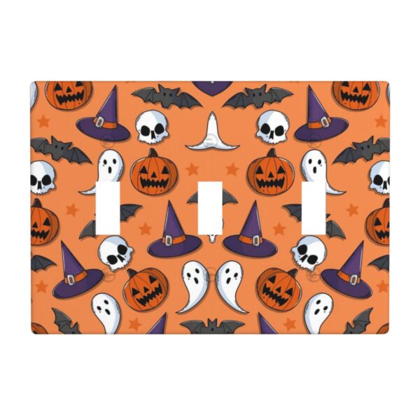 1Pcs Halloween Ghost Pumpkin Bats Wall Plates decorative light switch cover plate Light Switch Cover Plate Decorative Wall Plate outlet covers wall plate