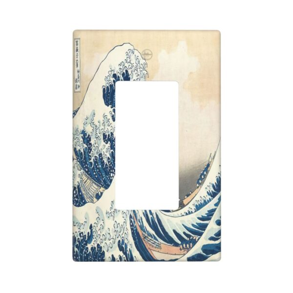 1Pcs The Great Wave off Kanagawa Wall Plates decorative light switch cover plate Light Switch Cover Plate Decorative Wall Plate outlet covers wall plate