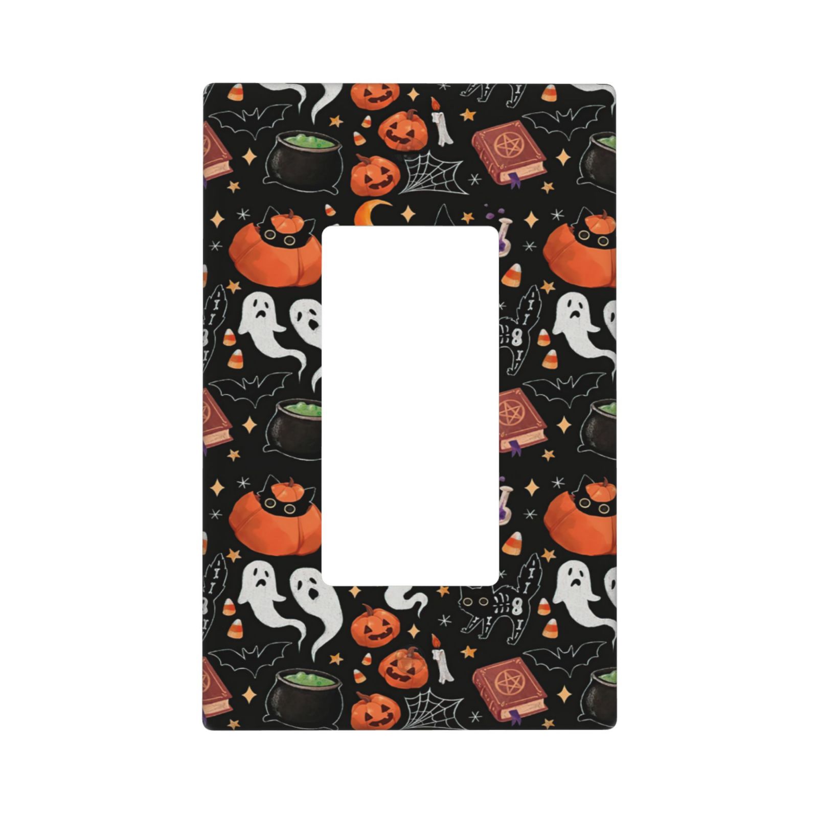 1Pcs alloween  Ghost Funny Pumpkin Wall Plates decorative light switch cover plate Light Switch Cover Plate Decorative Wall Plate outlet covers wall plate