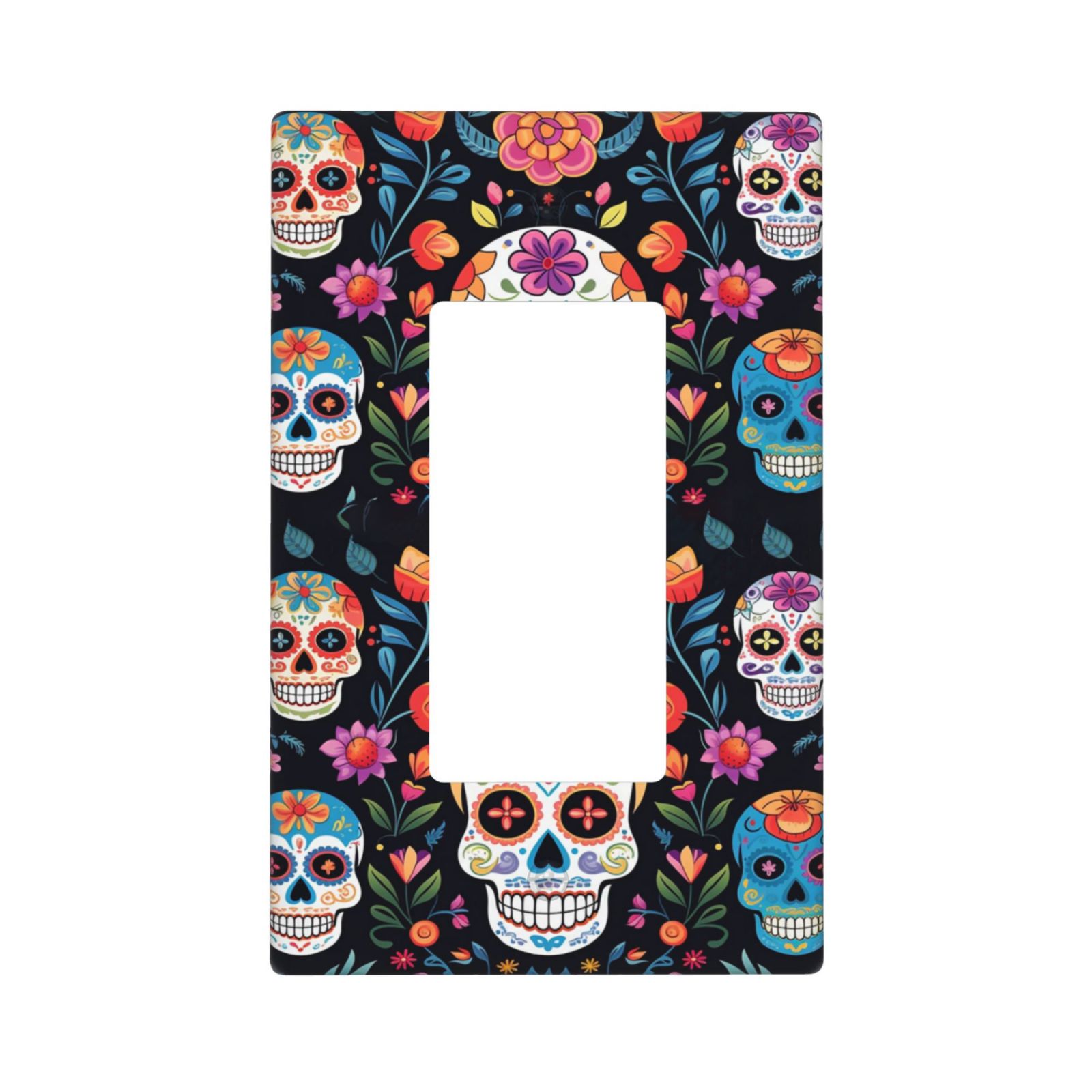 1Pcs Colored skull Wall Plates decorative light switch cover plate Light Switch Cover Plate Decorative Wall Plate outlet covers wall plate