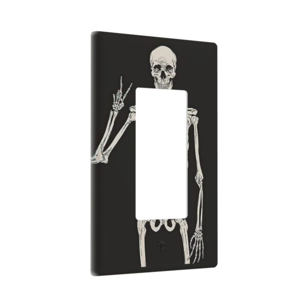 1Pcs Rock Roll Skeleton Skull Wall Plates decorative light switch cover plate Light Switch Cover Plate Decorative Wall Plate outlet covers wall plate - Image 3