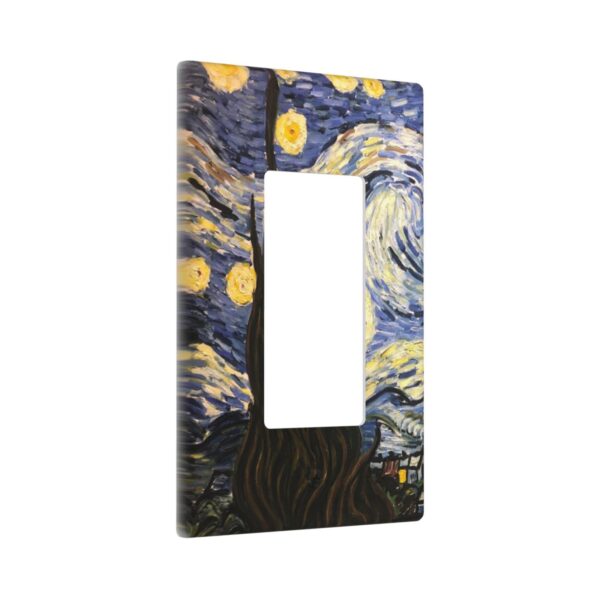 1Pcs The Starry Night Wall Plates decorative light switch cover plate Light Switch Cover Plate Decorative Wall Plate outlet covers wall plate - Image 2