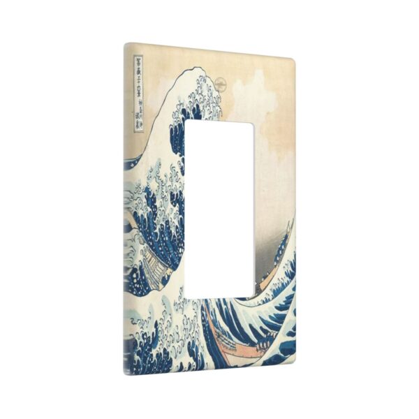 1Pcs The Great Wave off Kanagawa Wall Plates decorative light switch cover plate Light Switch Cover Plate Decorative Wall Plate outlet covers wall plate - Image 4