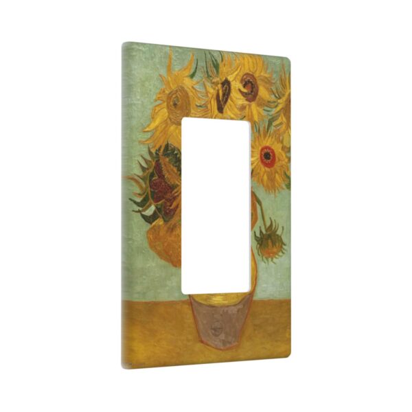 1Pc Sunflower Wall Plates decorative light switch cover plate Light Switch Cover Plate Decorative Wall Plate outlet covers wall plate - Image 2