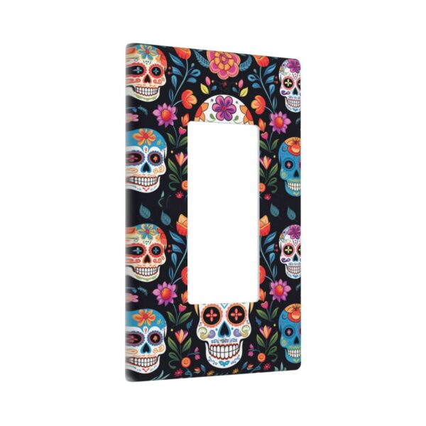 1Pcs Colored skull Wall Plates decorative light switch cover plate Light Switch Cover Plate Decorative Wall Plate outlet covers wall plate - Image 3
