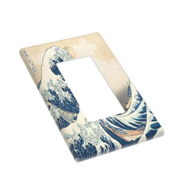 1Pcs The Great Wave off Kanagawa Wall Plates decorative light switch cover plate Light Switch Cover Plate Decorative Wall Plate outlet covers wall plate - Image 3