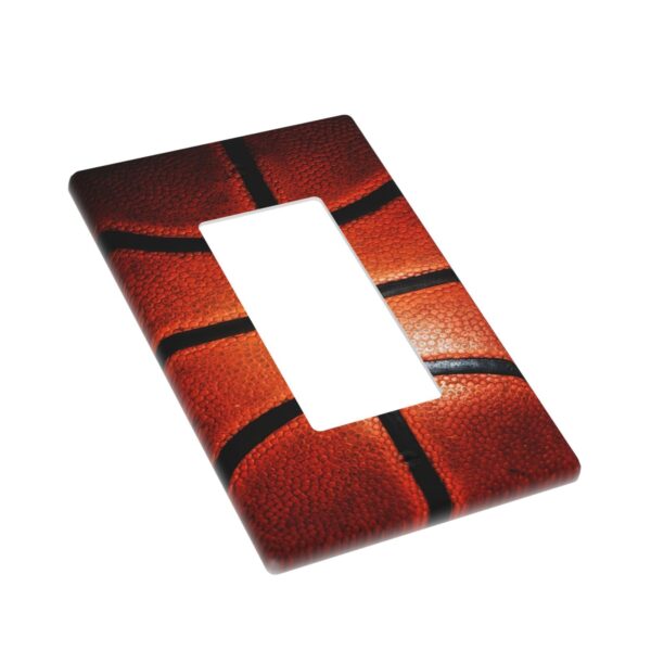 1Pcs Interesting basketball pattern Wall Plates decorative light switch cover plate Light Switch Cover Plate Decorative Wall Plate outlet covers wall plate - Image 2