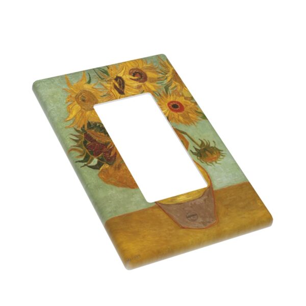 1Pc Sunflower Wall Plates decorative light switch cover plate Light Switch Cover Plate Decorative Wall Plate outlet covers wall plate - Image 3