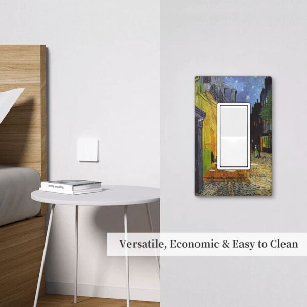 1Pcs Cafe Terrace Wall Plates decorative light switch cover plate Light Switch Cover Plate Decorative Wall Plate outlet covers wall plate - Image 4