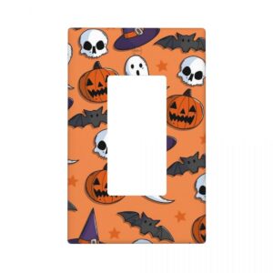 1Pcs Halloween Ghost Pumpkin Bats Wall Plates decorative light switch cover plate Light Switch Cover Plate Decorative Wall Plate outlet covers wall plate