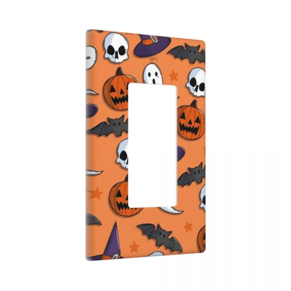 1Pcs Halloween Ghost Pumpkin Bats Wall Plates decorative light switch cover plate Light Switch Cover Plate Decorative Wall Plate outlet covers wall plate - Image 2