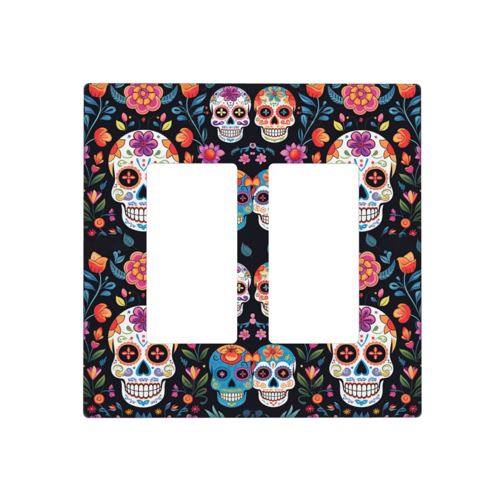 1Pcs Colored skull Wall Plates decorative light switch cover plate Light Switch Cover Plate Decorative Wall Plate outlet covers wall plate