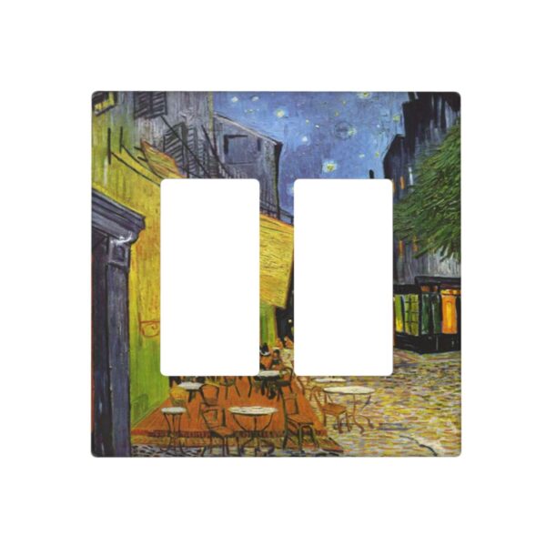 1Pcs Cafe Terrace Wall Plates decorative light switch cover plate Light Switch Cover Plate Decorative Wall Plate outlet covers wall plate