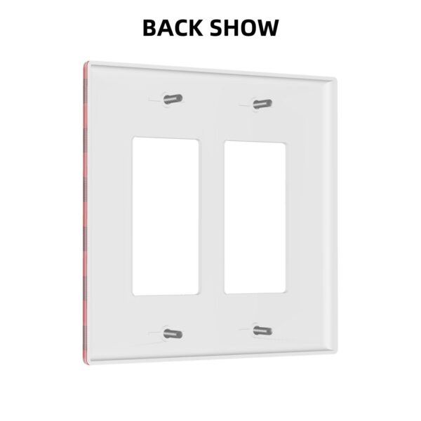 1Pcs Christmas Red Black Plaid Christmas Plaid Wall Plates decorative light switch cover plate Light Switch Cover Plate Decorative Wall Plate outlet covers wall plate - Image 5