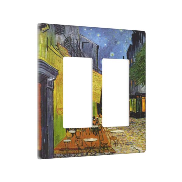 1Pcs Cafe Terrace Wall Plates decorative light switch cover plate Light Switch Cover Plate Decorative Wall Plate outlet covers wall plate - Image 3