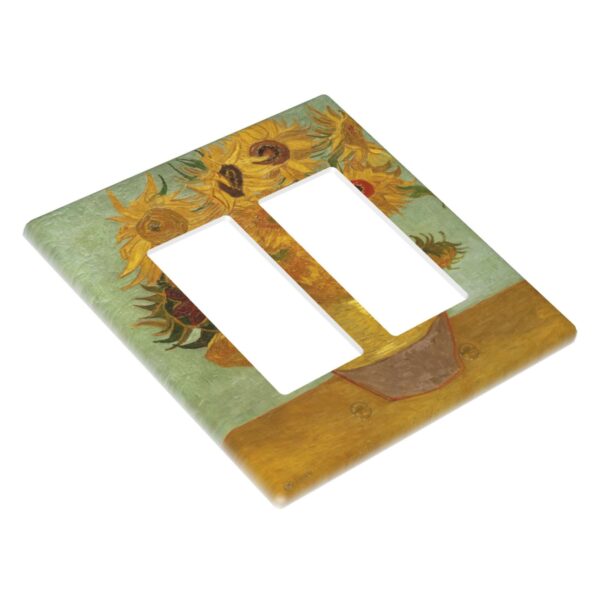 1Pc Sunflower Wall Plates decorative light switch cover plate Light Switch Cover Plate Decorative Wall Plate outlet covers wall plate - Image 2
