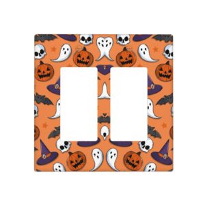 1Pcs Halloween Ghost Pumpkin Bats Wall Plates decorative light switch cover plate Light Switch Cover Plate Decorative Wall Plate outlet covers wall plate