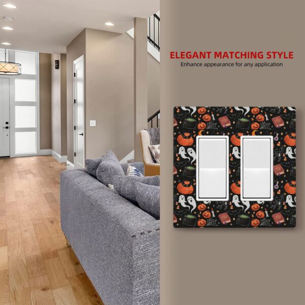 1Pcs alloween  Ghost Funny Pumpkin Wall Plates decorative light switch cover plate Light Switch Cover Plate Decorative Wall Plate outlet covers wall plate - Image 4