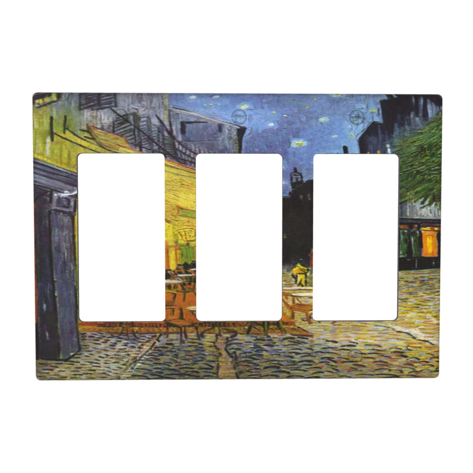 1Pcs Cafe Terrace Wall Plates decorative light switch cover plate Light Switch Cover Plate Decorative Wall Plate outlet covers wall plate
