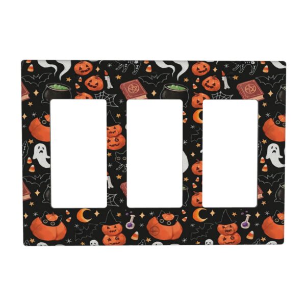 1Pcs alloween  Ghost Funny Pumpkin Wall Plates decorative light switch cover plate Light Switch Cover Plate Decorative Wall Plate outlet covers wall plate